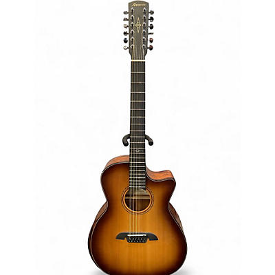 Used Alvarez AG610ECEAR12SHB Sandburst 12 String Acoustic Guitar