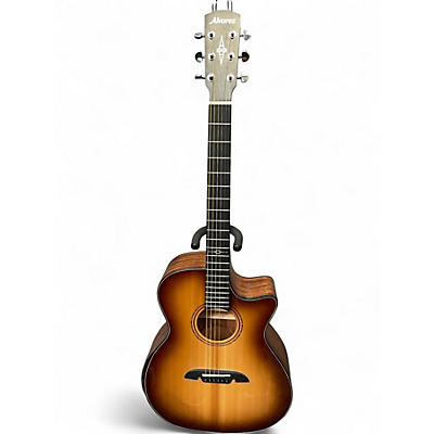 Used Alvarez AG610ECEAR12SHB Sandburst Acoustic Electric Guitar