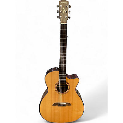 Alvarez Used Alvarez AG710CE Grand Auditorium Natural Acoustic Electric Guitar