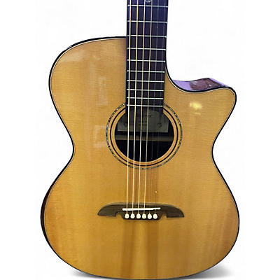 Used Alvarez AG710CE Grand Auditorium Natural Acoustic Electric Guitar