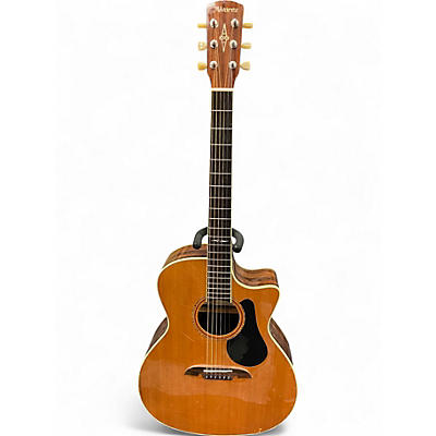 Used Alvarez AG75CE Grand Auditorium Natural Acoustic Electric Guitar