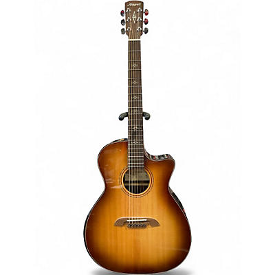 Used Alvarez AGE910 DELUXE BOURBAN BURST Acoustic Guitar