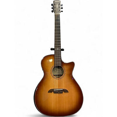 Used Alvarez AGE910CE 2 Color Sunburst Acoustic Electric Guitar