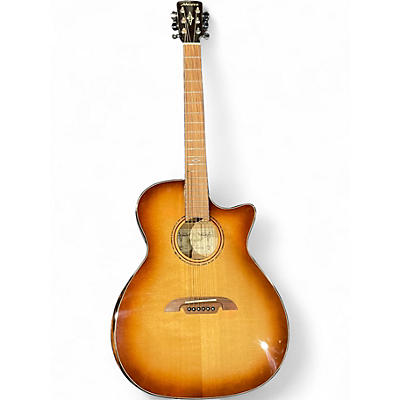 Used Alvarez AGFM80CEARSHB SUNBURST Acoustic Electric Guitar