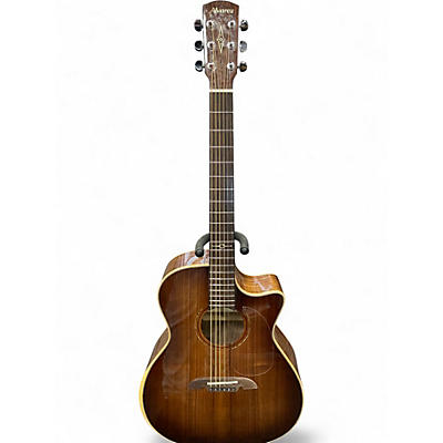 Used Alvarez AGW77CE- Deluxe Shadowburst Acoustic Electric Guitar