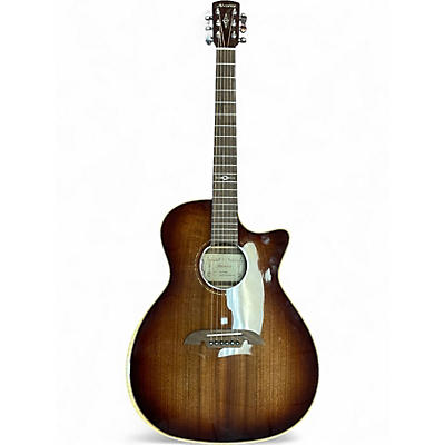 Used Alvarez AGW77CESHB-Deluxe Walnut Acoustic Electric Guitar