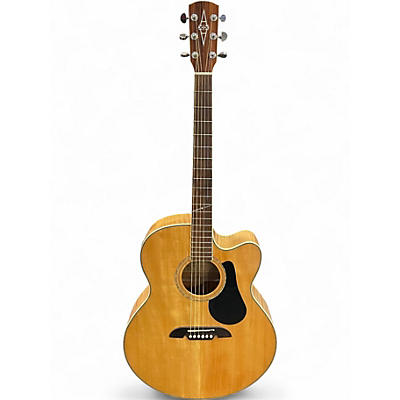 Used Alvarez AJ60SC NAT Natural Acoustic Electric Guitar