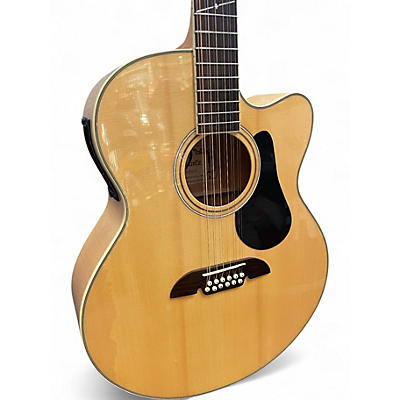 Used Alvarez AJ60SC Natural 12 String Acoustic Electric Guitar