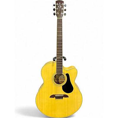 Used Alvarez AJ60SC Natural Acoustic Electric Guitar