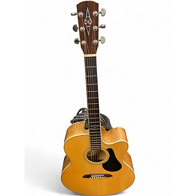 Used Alvarez AJ60SC Natural Acoustic Electric Guitar