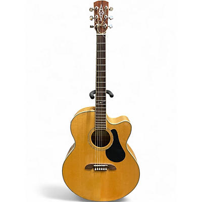 Used Alvarez AJ60SC Natural Acoustic Electric Guitar