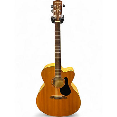 Used Alvarez AJ80CE Artist Series Jumbo Natural Acoustic Electric Guitar