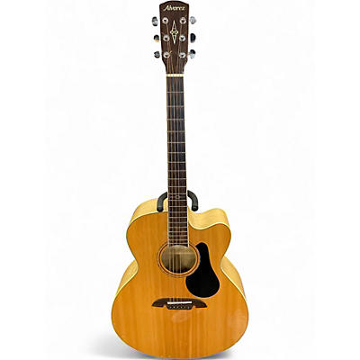 Used Alvarez AJ80CE Artist Series Jumbo Natural Acoustic Electric Guitar