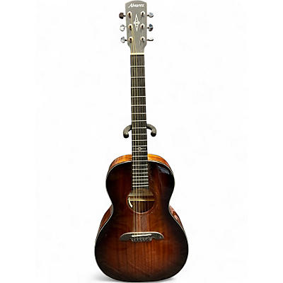 Used Alvarez AMP660ESHB Mahogany Acoustic Electric Guitar