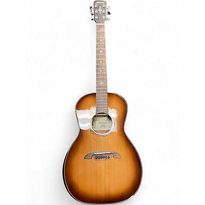 Used Alvarez AMPE915EAR Artist Elite Parlor Natural Shadow Burst Acoustic Electric Guitar