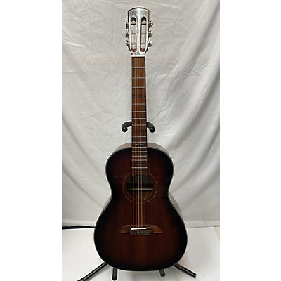 Used Alvarez AP66 Parlor Honey Burst Acoustic Guitar