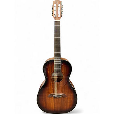 Used Alvarez AP66 Parlor Sunburst Acoustic Guitar