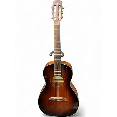 Used Alvarez AP66 Parlor Tobacco Burst Acoustic Guitar