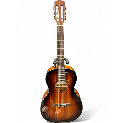 Used Alvarez AP66E Parlor SHADOWBURST Acoustic Electric Guitar