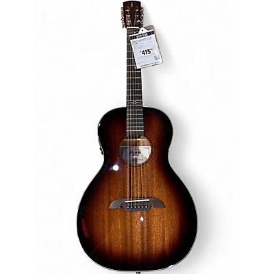 Used Alvarez AP66E Parlor Walnut Acoustic Electric Guitar