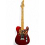 Used Alvarez ASG4 Red Solid Body Electric Guitar Red