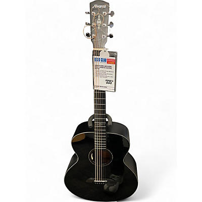 Used Alvarez Abt610ebk Black Acoustic Electric Guitar