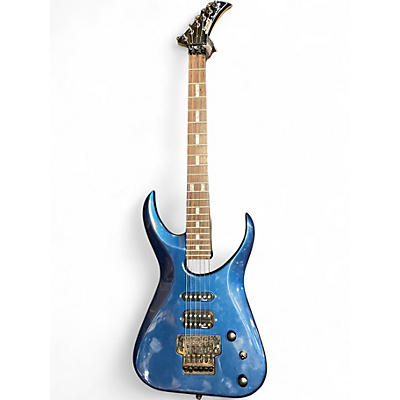 Used Alvarez DAVA Blue Solid Body Electric Guitar