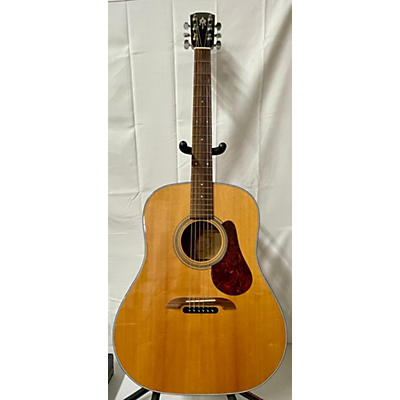 Used Alvarez DY38 Natural Acoustic Electric Guitar