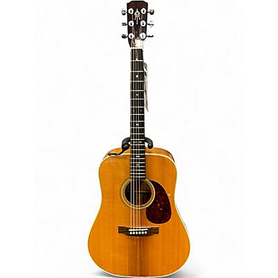 Used Alvarez DY74 Natural Acoustic Electric Guitar