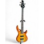 Used Alvarez Double Cut Orange Electric Bass Guitar Orange