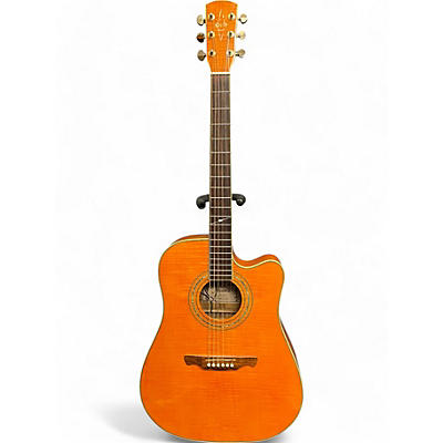 Alvarez Used Alvarez FD60 AMB Natural Acoustic Electric Guitar