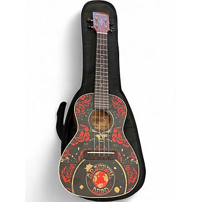 Used Alvarez GDU26C Dark Star Roses Natural Ukulele