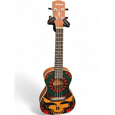 Used Alvarez GDU26C Grateful Dead Limited Edition Grateful dead Ukulele