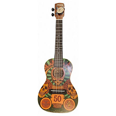 Alvarez Used Alvarez GDU26C Montage Custom Graphic Ukulele