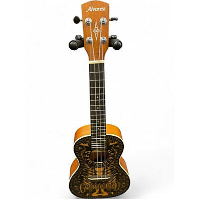 Used Alvarez GDU26C Tattoo GRATEFUL DEAD TATTOO Ukulele