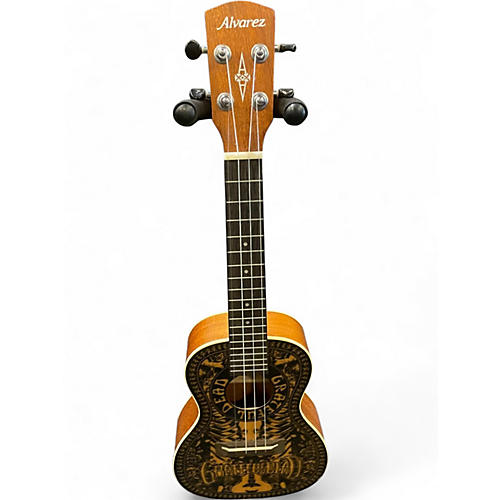 Used Alvarez GDU26C Tattoo GRATEFUL DEAD TATTOO Ukulele GRATEFUL DEAD TATTOO