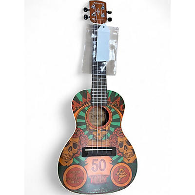 Used Alvarez Grateful Dead 50 years  Mahogany Ukulele