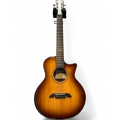 Used Alvarez LJP70CE Artist Elite Shadow Burst Acoustic Electric Guitar