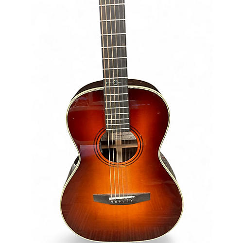 Used Alvarez LP70E HERRINGBONE SUNSET Acoustic Electric Guitar SUNSET