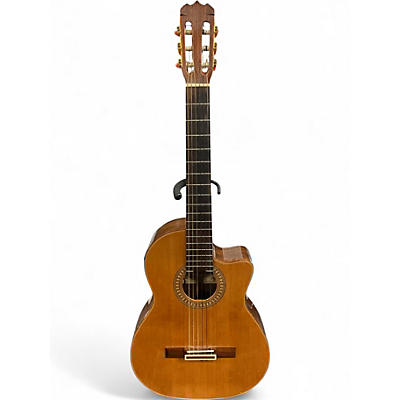 Used Alvarez MC90C  Natural Classical Acoustic Electric Guitar