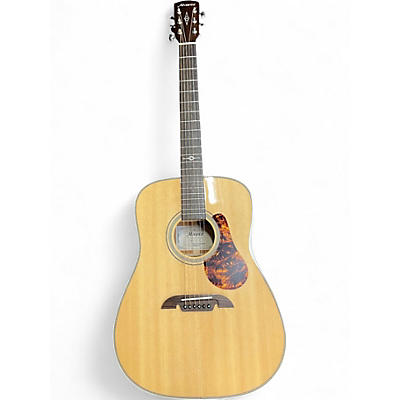 Used Alvarez MD60 HERRINGBONE Natural Acoustic Guitar