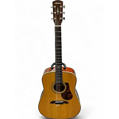 Used Alvarez MD60E Natural Acoustic Electric Guitar