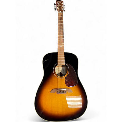 Used Alvarez MD60EVB Vintage Sunburst Acoustic Electric Guitar
