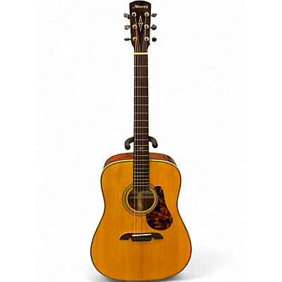Used Alvarez MD610E HERRINGBONE Natural Acoustic Electric Guitar