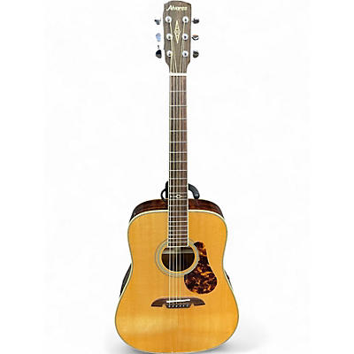 Used Alvarez MD610EBG Natural Acoustic Electric Guitar