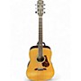 Used Alvarez MD610EBG Natural Acoustic Electric Guitar Natural