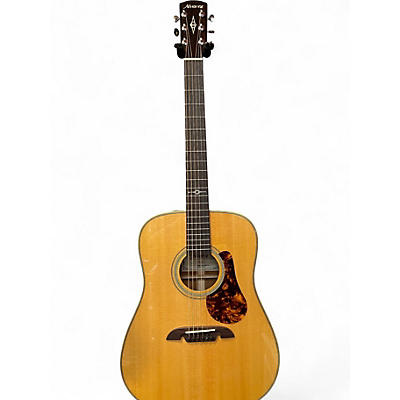 Used Alvarez MD6O HERRINGBONE Natural Acoustic Guitar