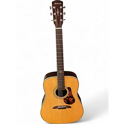 Used Alvarez MD70e Natural Acoustic Electric Guitar