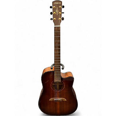 Used Alvarez MDA77CEARSHB Mahogany Acoustic Electric Guitar