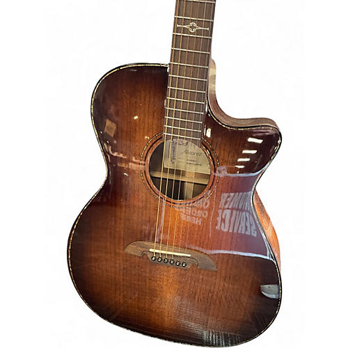 Used Alvarez MGA77CEARSHB Natural Acoustic Electric Guitar Natural